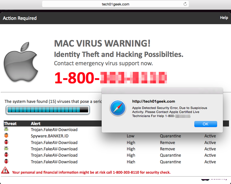 check your computer for viruses mac